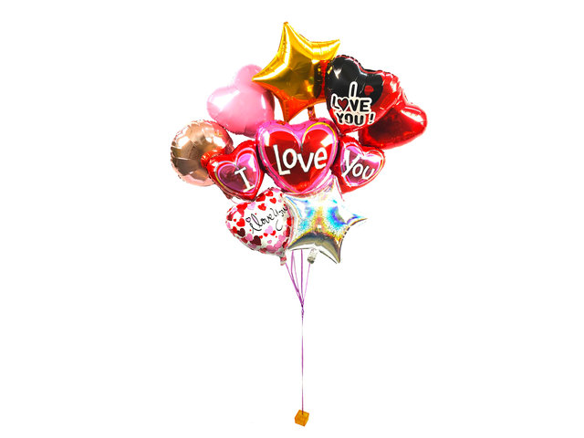 Balloon Gift - Romantic helium balloon X8 - BH0223A2 Photo